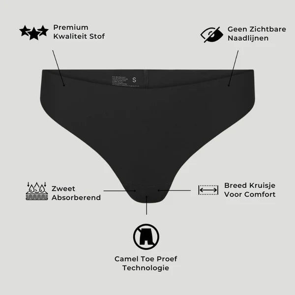 Seamless Camel Toe-Proof Invisible Panties