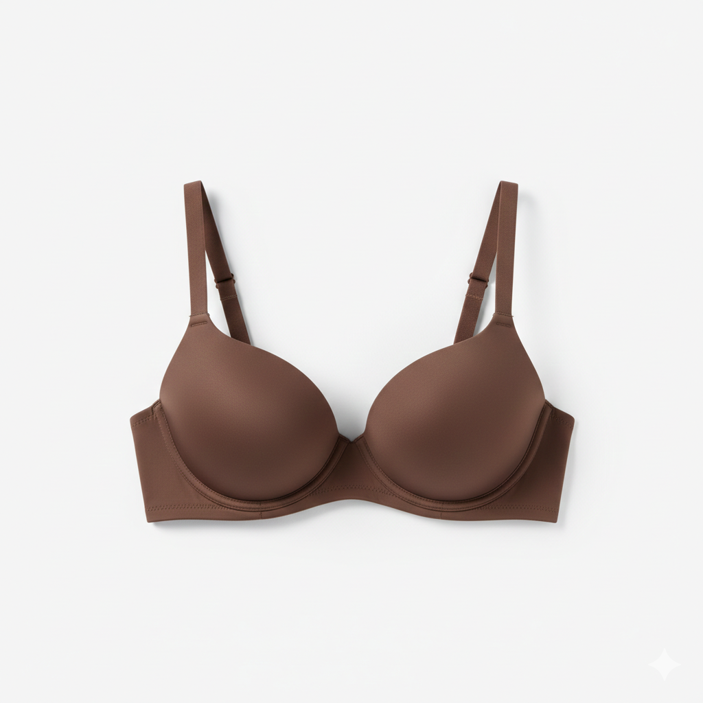 CINDY Lace Push-Up Underwired Molded Cup Demi Long Bra